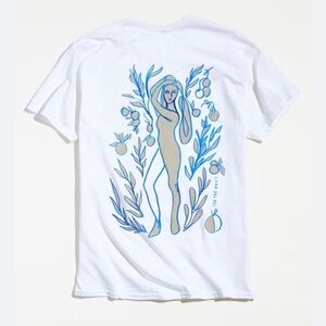 Lana Dai Rey Grey and White T-shirt